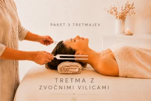 Tretma z zvočnimi vilicami paket 3 tretmajev