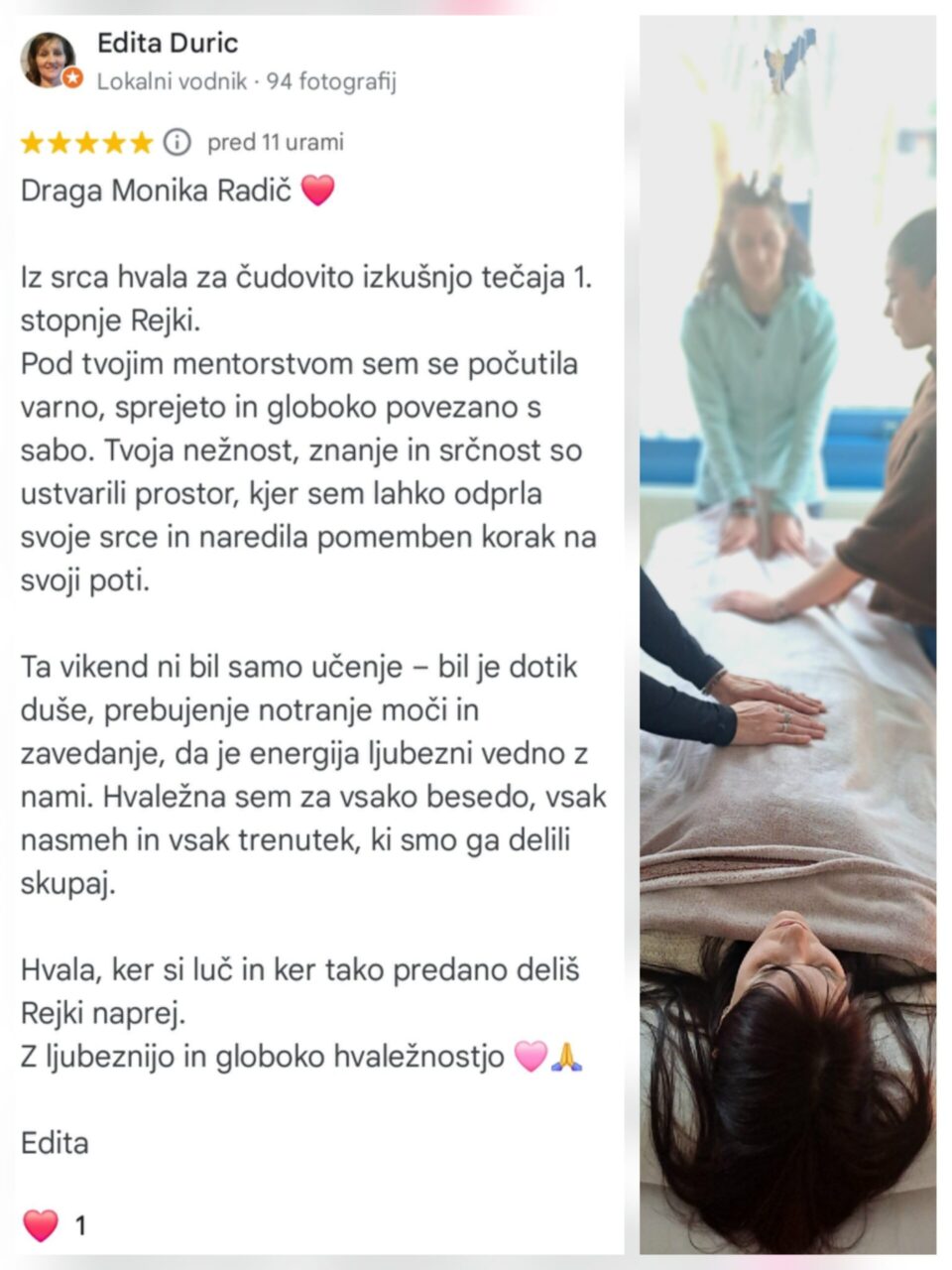 mnenje reiki tecajnice edite